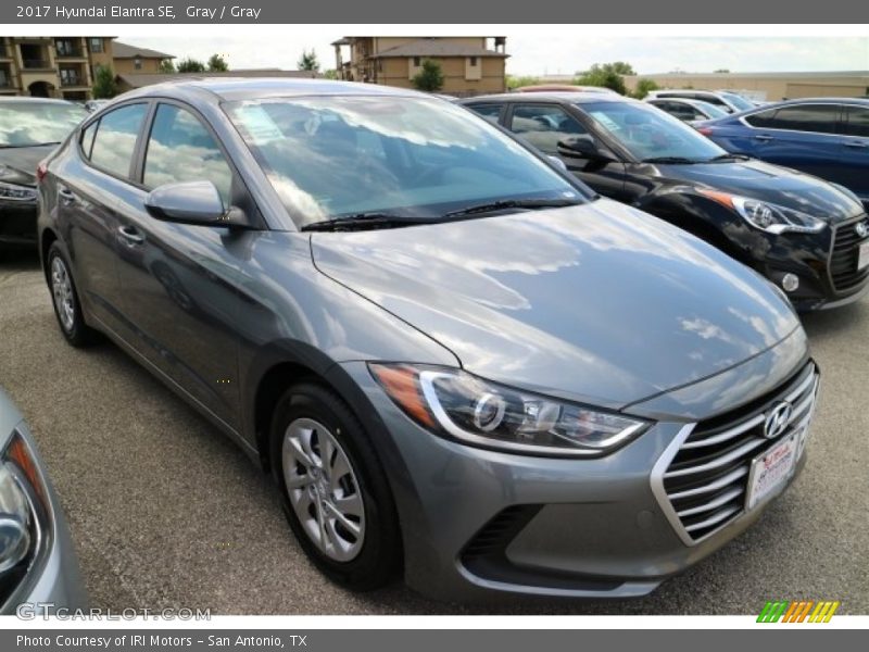 Gray / Gray 2017 Hyundai Elantra SE