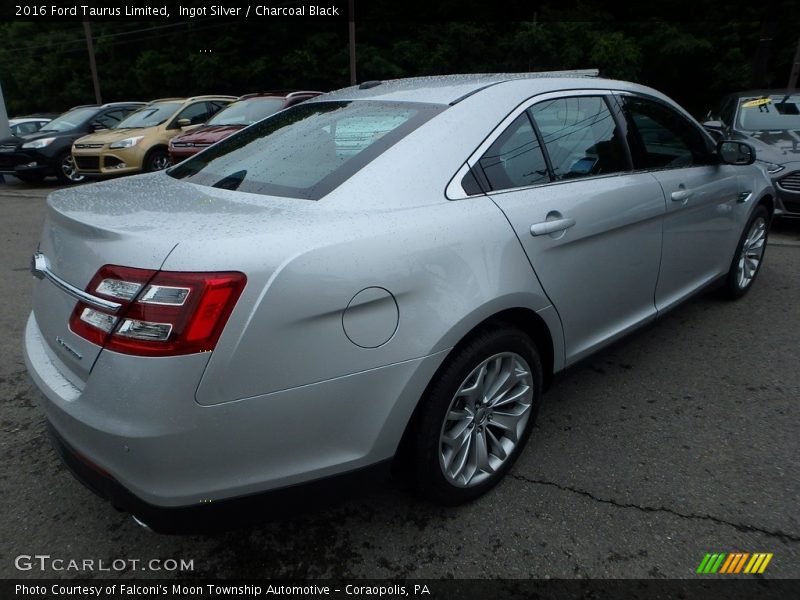 Ingot Silver / Charcoal Black 2016 Ford Taurus Limited