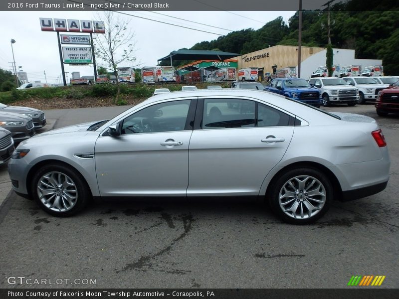 Ingot Silver / Charcoal Black 2016 Ford Taurus Limited