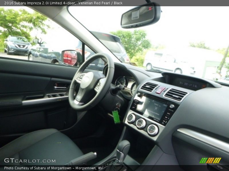 Venetian Red Pearl / Black 2016 Subaru Impreza 2.0i Limited 4-door