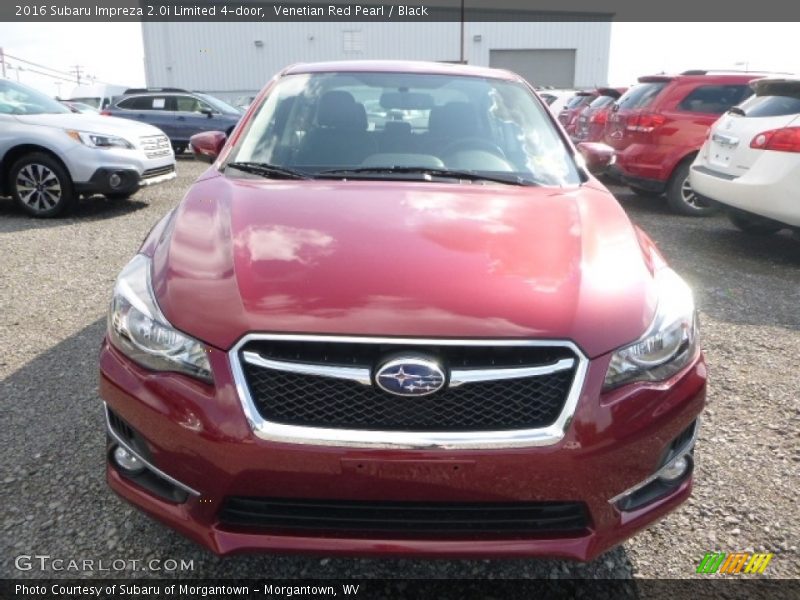 Venetian Red Pearl / Black 2016 Subaru Impreza 2.0i Limited 4-door