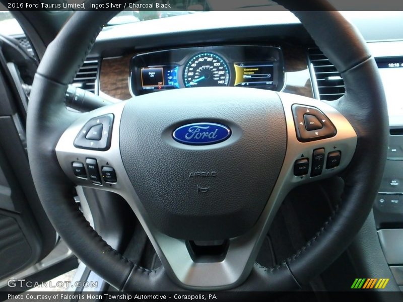 Ingot Silver / Charcoal Black 2016 Ford Taurus Limited