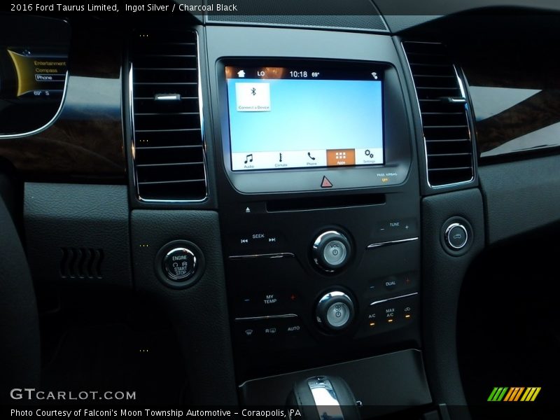 Ingot Silver / Charcoal Black 2016 Ford Taurus Limited