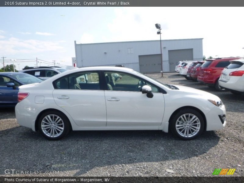 Crystal White Pearl / Black 2016 Subaru Impreza 2.0i Limited 4-door