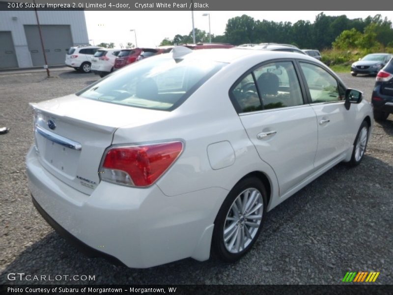 Crystal White Pearl / Black 2016 Subaru Impreza 2.0i Limited 4-door