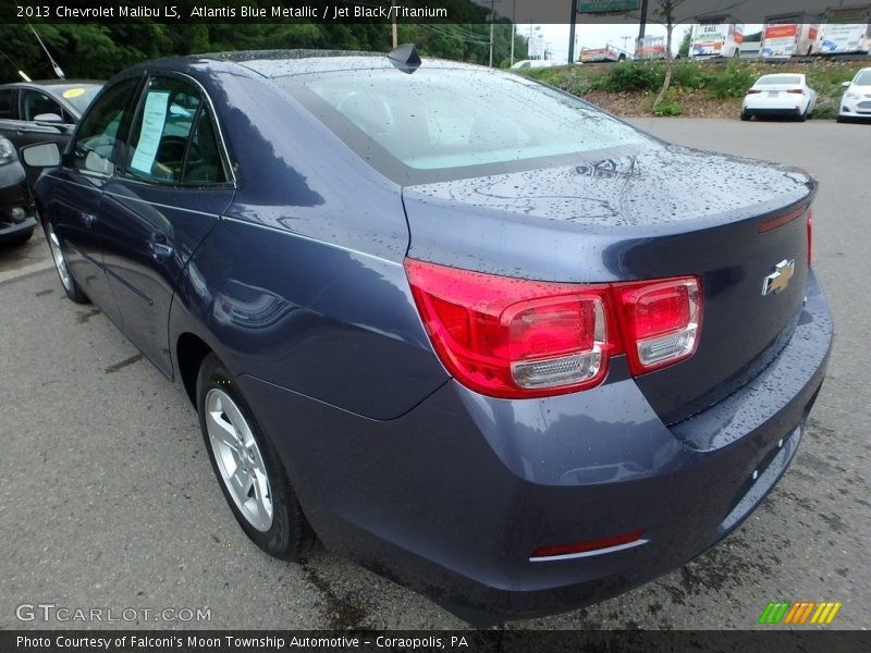 Atlantis Blue Metallic / Jet Black/Titanium 2013 Chevrolet Malibu LS