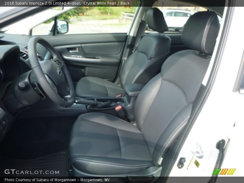 Crystal White Pearl / Black 2016 Subaru Impreza 2.0i Limited 4-door