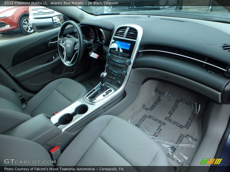 Atlantis Blue Metallic / Jet Black/Titanium 2013 Chevrolet Malibu LS