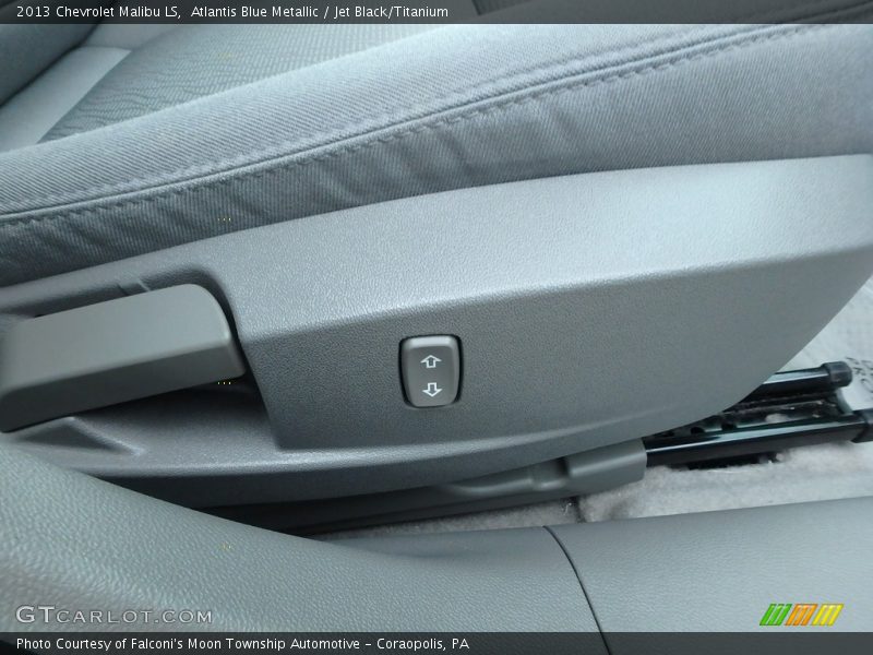 Atlantis Blue Metallic / Jet Black/Titanium 2013 Chevrolet Malibu LS