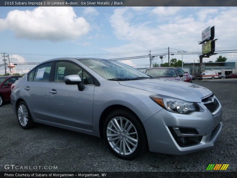 Ice Silver Metallic / Black 2016 Subaru Impreza 2.0i Limited 4-door