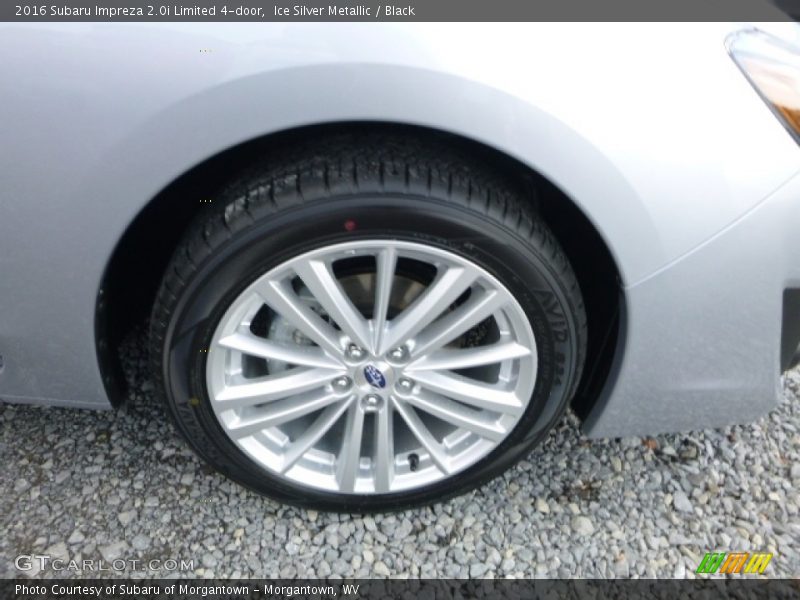 Ice Silver Metallic / Black 2016 Subaru Impreza 2.0i Limited 4-door