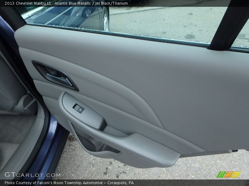 Atlantis Blue Metallic / Jet Black/Titanium 2013 Chevrolet Malibu LS
