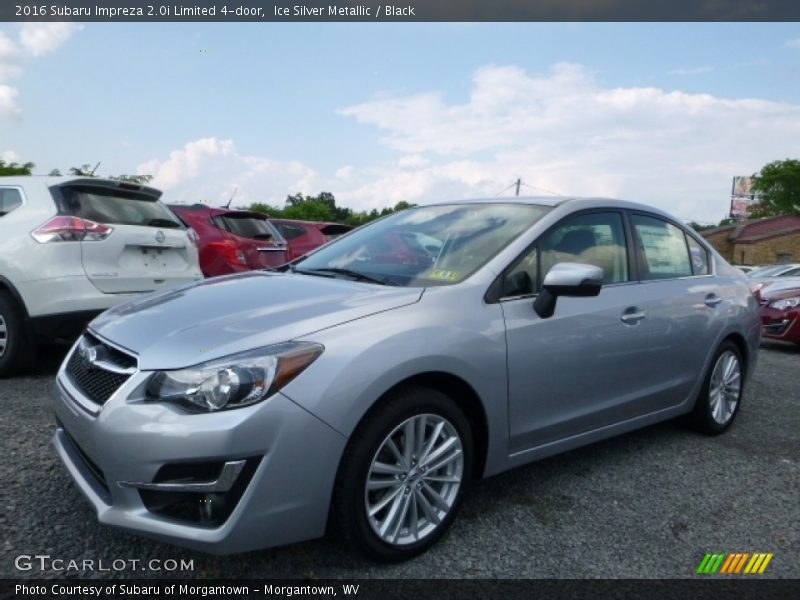 Ice Silver Metallic / Black 2016 Subaru Impreza 2.0i Limited 4-door