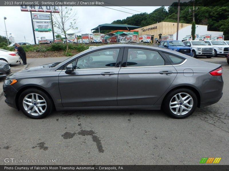 Sterling Gray Metallic / Charcoal Black 2013 Ford Fusion SE