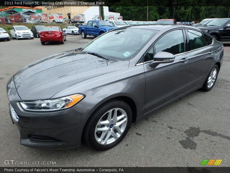 Sterling Gray Metallic / Charcoal Black 2013 Ford Fusion SE