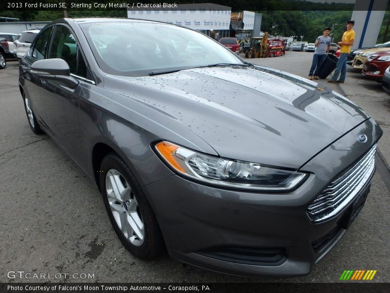 Sterling Gray Metallic / Charcoal Black 2013 Ford Fusion SE