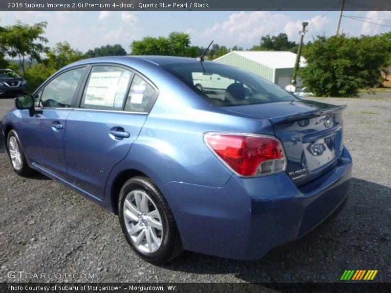 Quartz Blue Pearl / Black 2016 Subaru Impreza 2.0i Premium 4-door