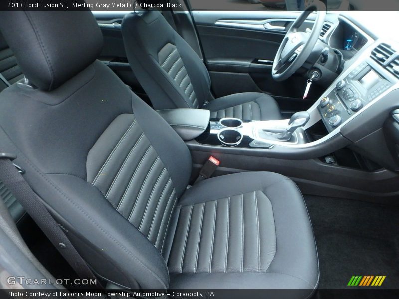 Sterling Gray Metallic / Charcoal Black 2013 Ford Fusion SE