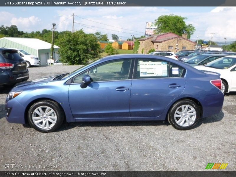 Quartz Blue Pearl / Black 2016 Subaru Impreza 2.0i Premium 4-door