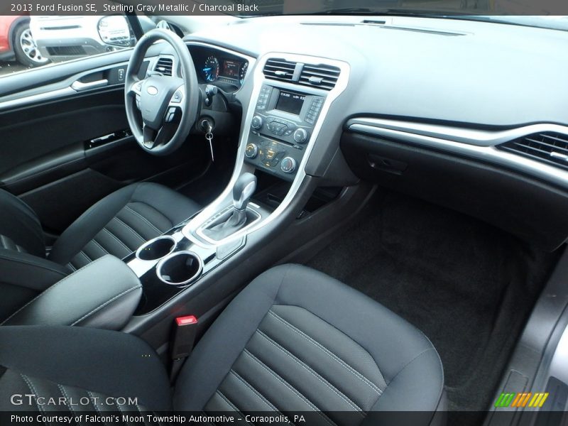 Sterling Gray Metallic / Charcoal Black 2013 Ford Fusion SE