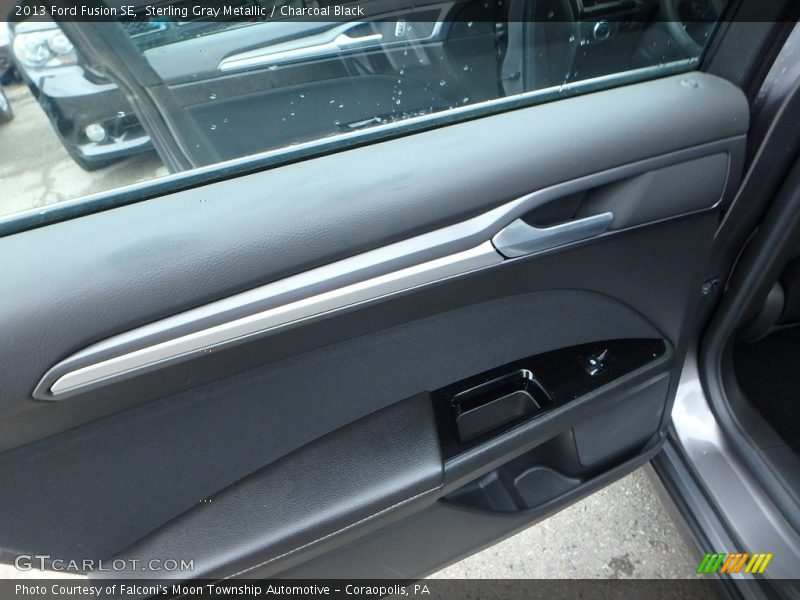 Sterling Gray Metallic / Charcoal Black 2013 Ford Fusion SE