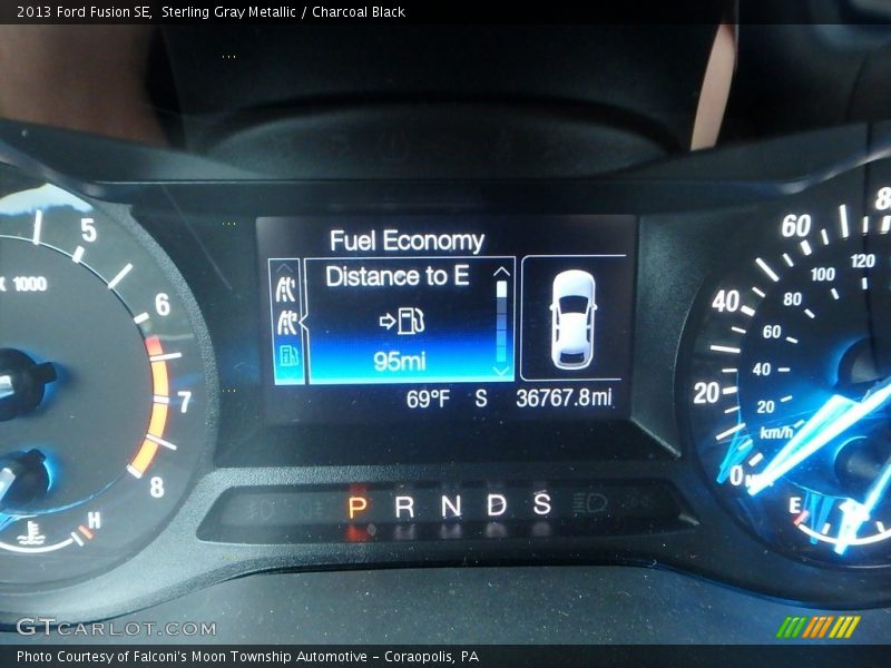 Sterling Gray Metallic / Charcoal Black 2013 Ford Fusion SE