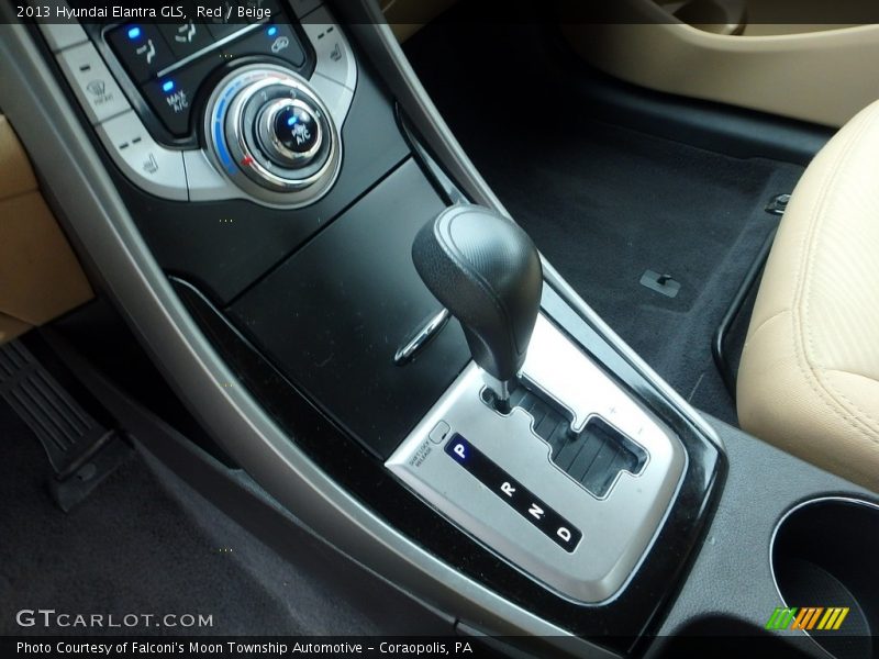 Red / Beige 2013 Hyundai Elantra GLS