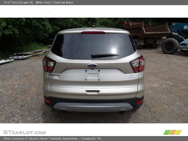 White Gold / Charcoal Black 2017 Ford Escape SE