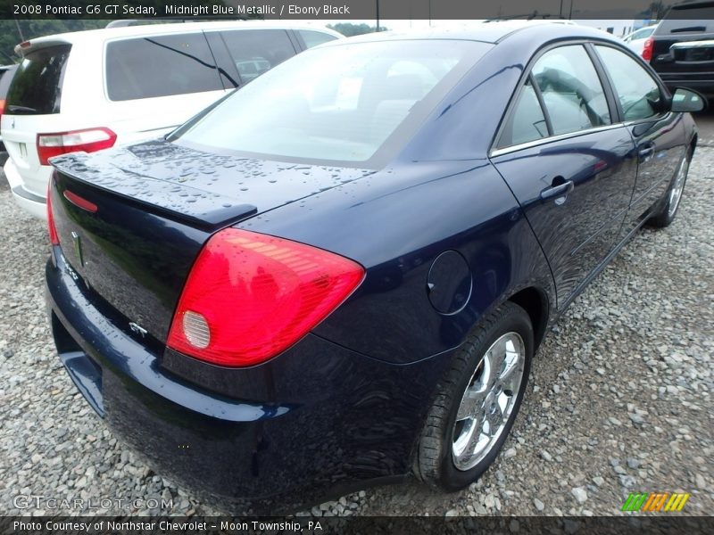 Midnight Blue Metallic / Ebony Black 2008 Pontiac G6 GT Sedan