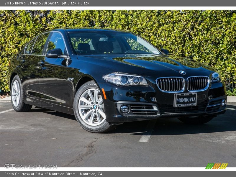 Jet Black / Black 2016 BMW 5 Series 528i Sedan