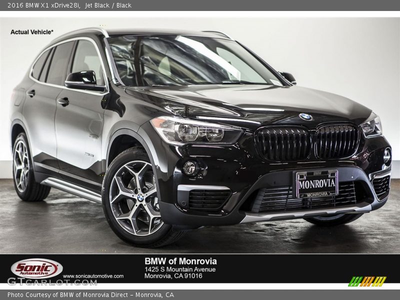 Jet Black / Black 2016 BMW X1 xDrive28i