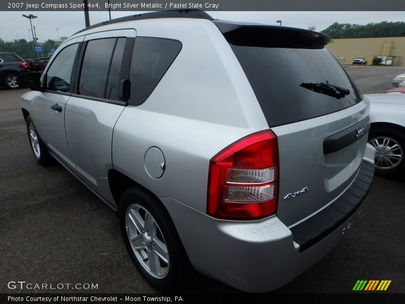 Bright Silver Metallic / Pastel Slate Gray 2007 Jeep Compass Sport 4x4