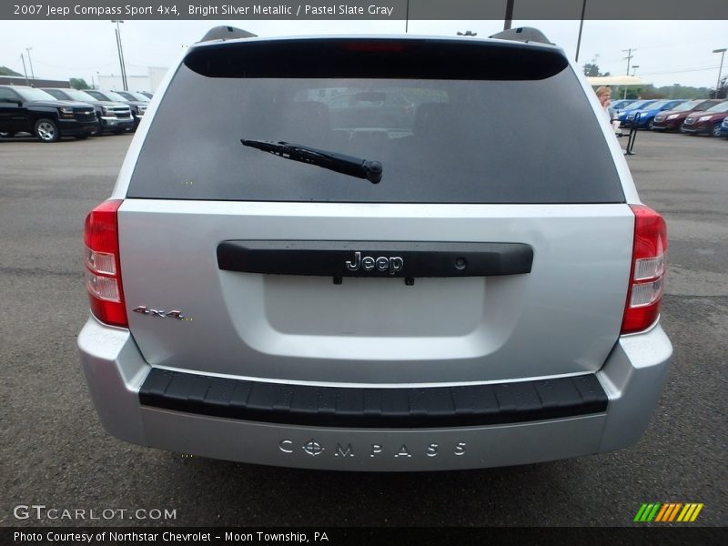 Bright Silver Metallic / Pastel Slate Gray 2007 Jeep Compass Sport 4x4