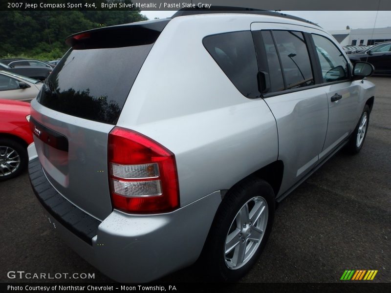 Bright Silver Metallic / Pastel Slate Gray 2007 Jeep Compass Sport 4x4