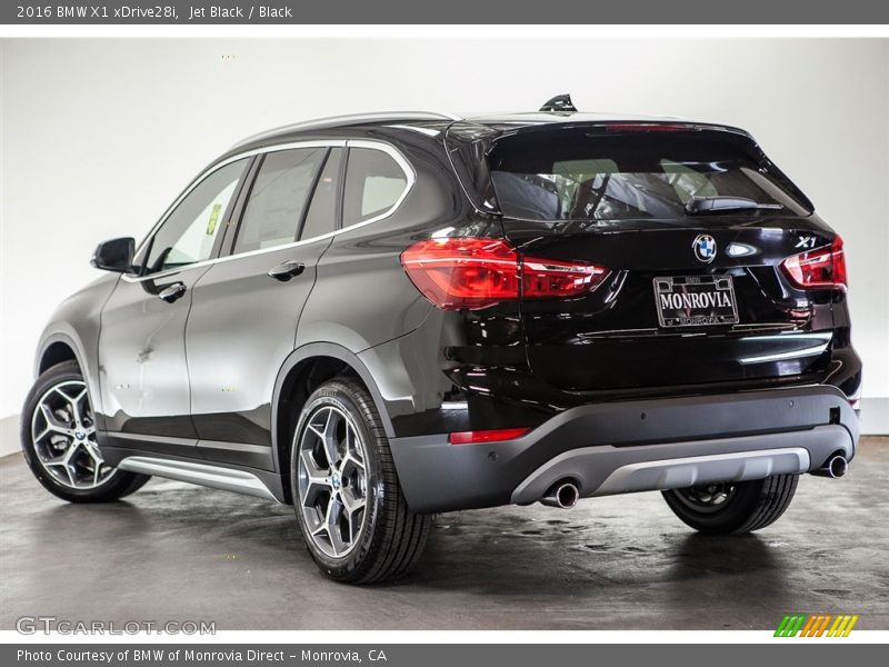 Jet Black / Black 2016 BMW X1 xDrive28i