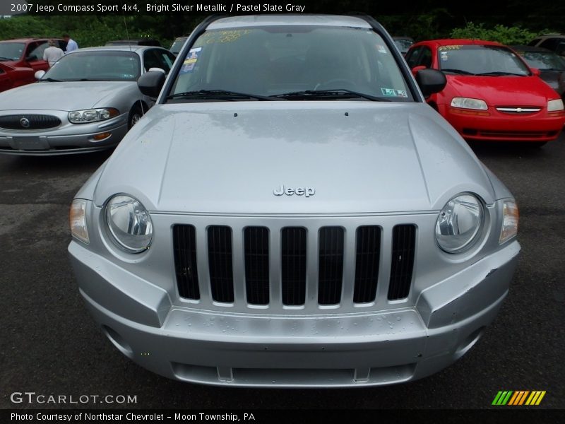 Bright Silver Metallic / Pastel Slate Gray 2007 Jeep Compass Sport 4x4