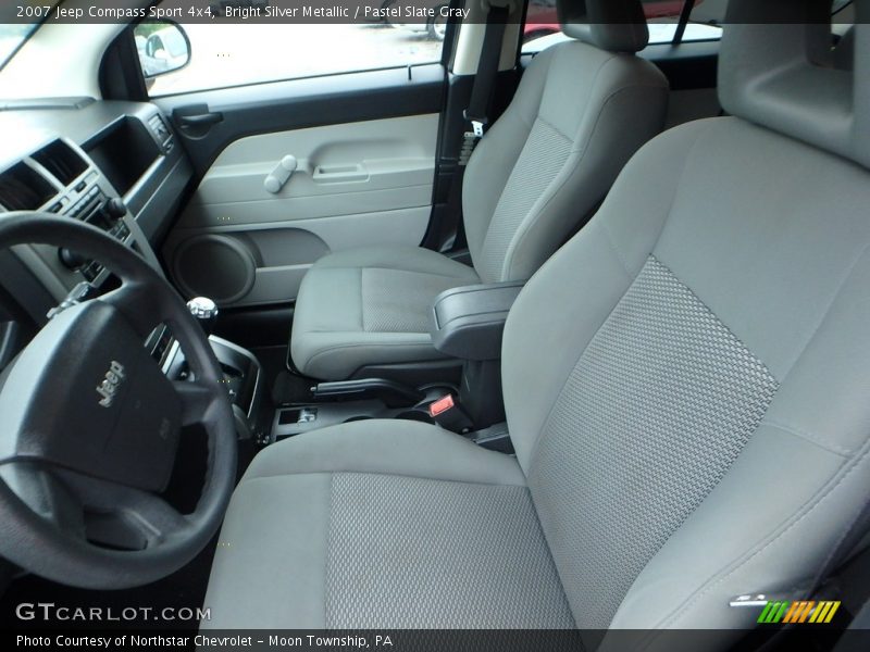 Bright Silver Metallic / Pastel Slate Gray 2007 Jeep Compass Sport 4x4