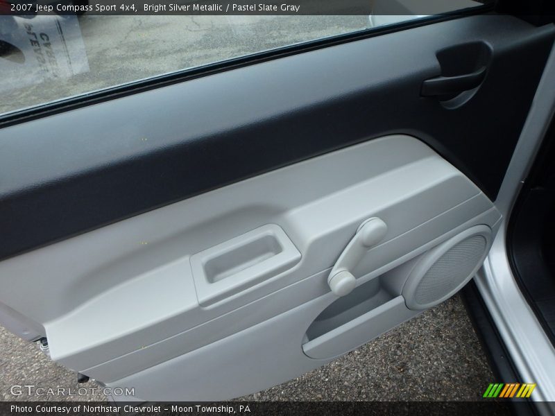 Bright Silver Metallic / Pastel Slate Gray 2007 Jeep Compass Sport 4x4