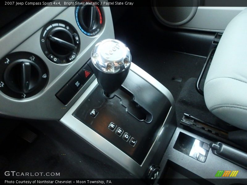 Bright Silver Metallic / Pastel Slate Gray 2007 Jeep Compass Sport 4x4