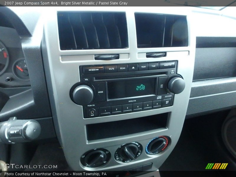 Bright Silver Metallic / Pastel Slate Gray 2007 Jeep Compass Sport 4x4