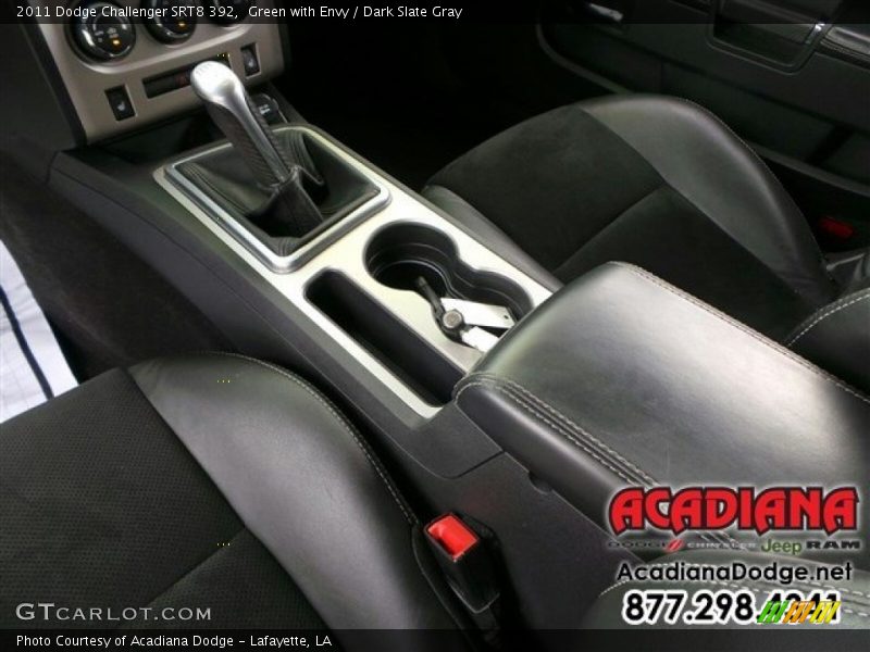 Green with Envy / Dark Slate Gray 2011 Dodge Challenger SRT8 392