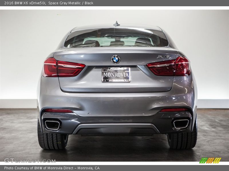 Space Gray Metallic / Black 2016 BMW X6 xDrive50i