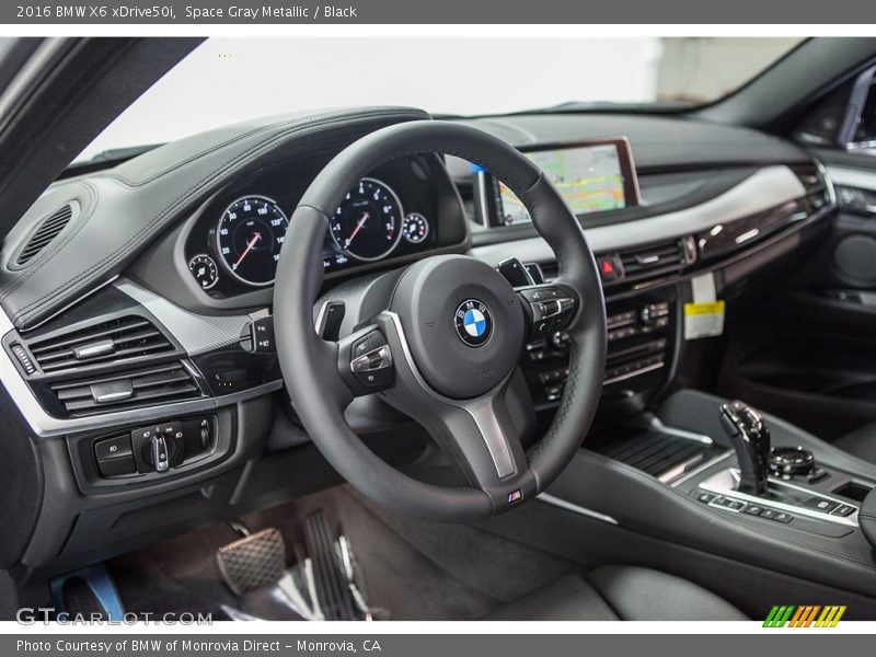 Space Gray Metallic / Black 2016 BMW X6 xDrive50i