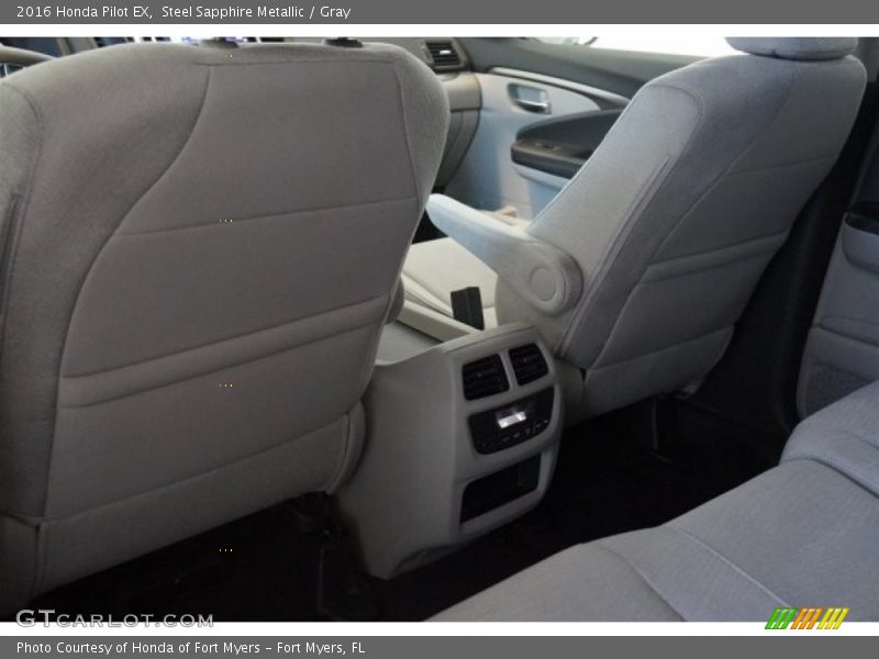 Steel Sapphire Metallic / Gray 2016 Honda Pilot EX
