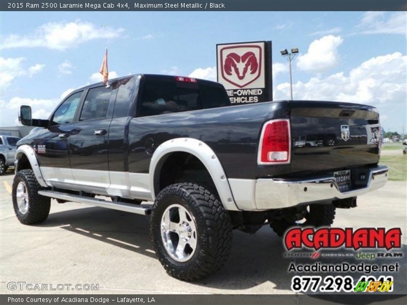 Maximum Steel Metallic / Black 2015 Ram 2500 Laramie Mega Cab 4x4