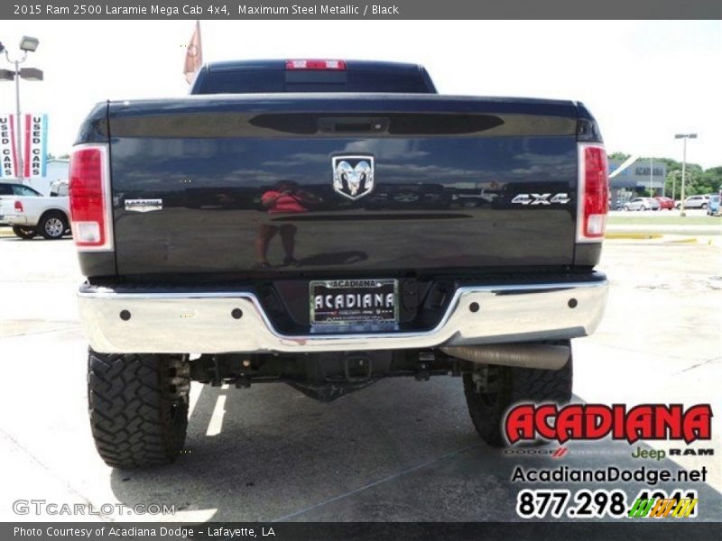 Maximum Steel Metallic / Black 2015 Ram 2500 Laramie Mega Cab 4x4