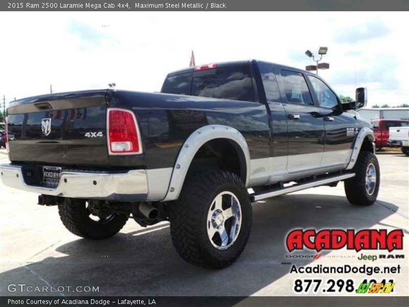 Maximum Steel Metallic / Black 2015 Ram 2500 Laramie Mega Cab 4x4