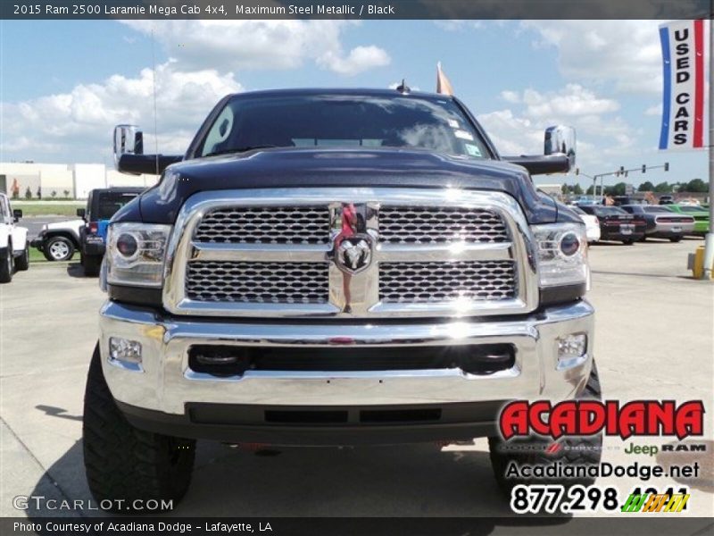 Maximum Steel Metallic / Black 2015 Ram 2500 Laramie Mega Cab 4x4