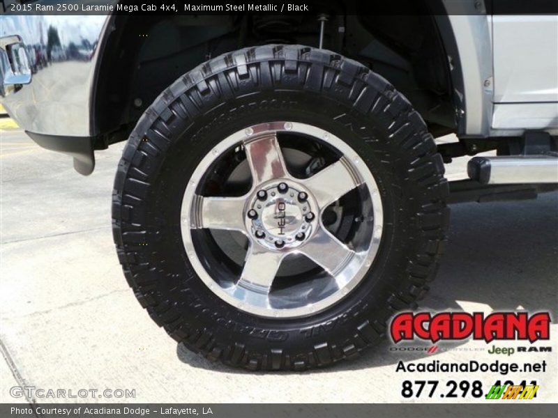 Maximum Steel Metallic / Black 2015 Ram 2500 Laramie Mega Cab 4x4