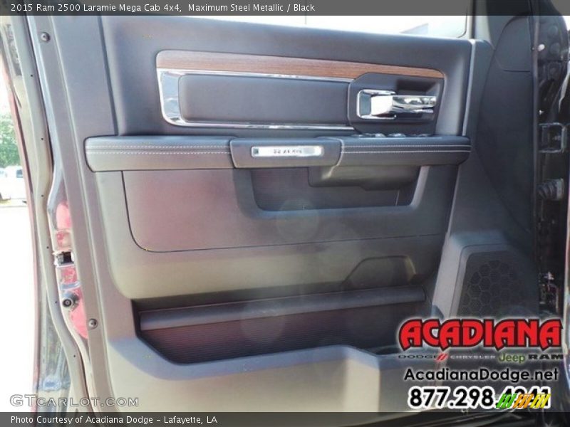 Maximum Steel Metallic / Black 2015 Ram 2500 Laramie Mega Cab 4x4